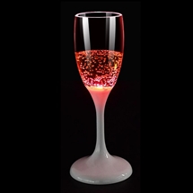 Unison - Rød LED Champagneglas 